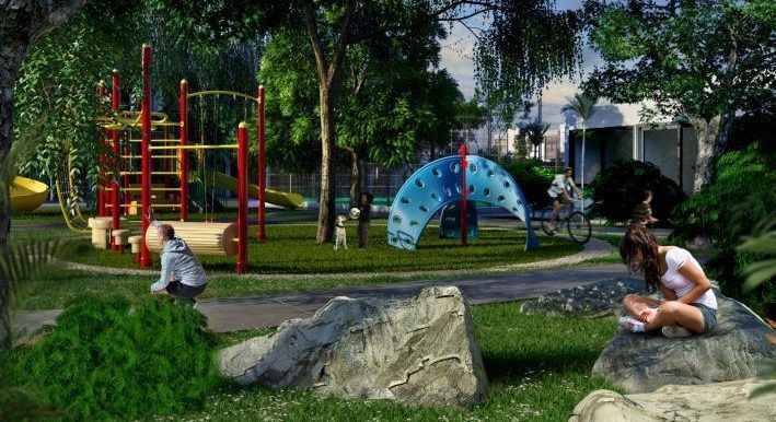 Norden 48 Villas and apartments at Temozon Norte. Park