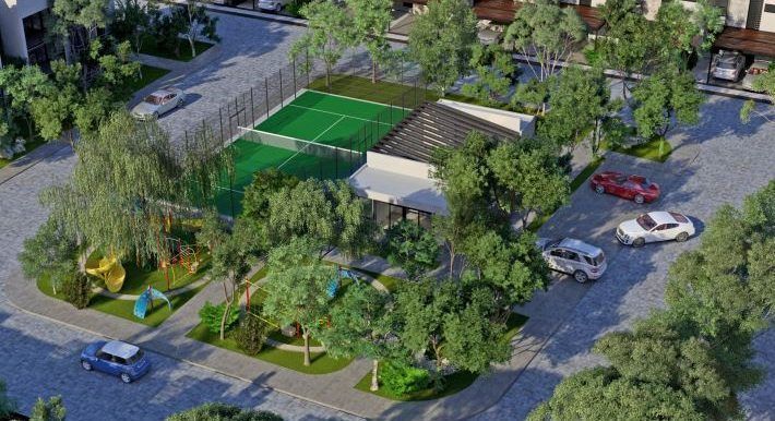 Norden 48 Villas and apartments at Temozon Norte. Tennis
