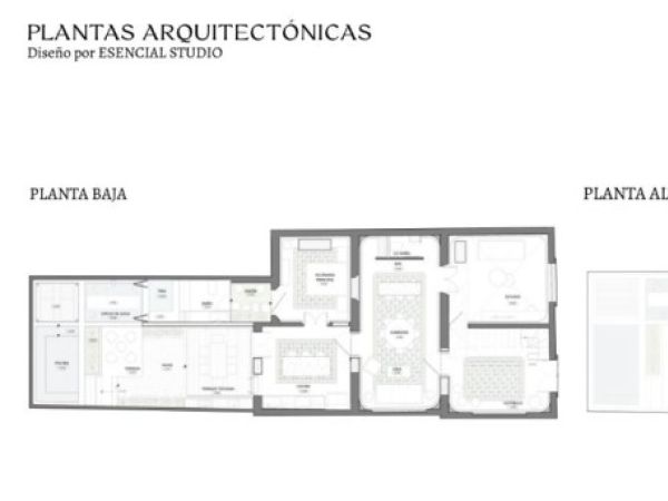 Planta arquitectonica, Casa Remodelada en el centro 