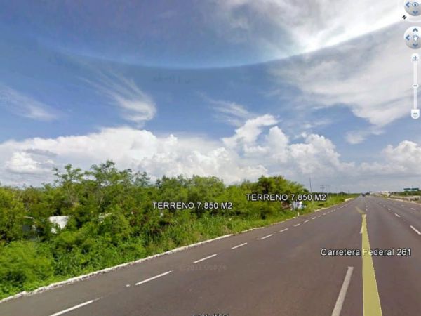 Lot for rent on highway Merida Progreso