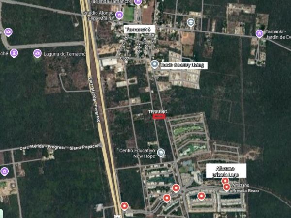  Terreno en venta en Tamanché