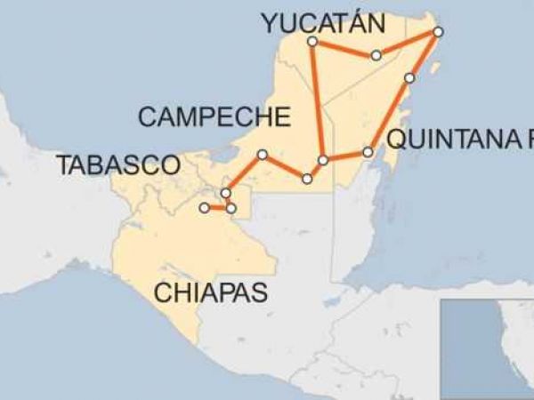 Inicia la construccion del tren maya