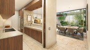 Ascala Prime Living townhouses en venta en Temozon Norte. Cocina