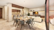 Ascala Prime Living townhouses en venta en Temozon Norte. Comedor