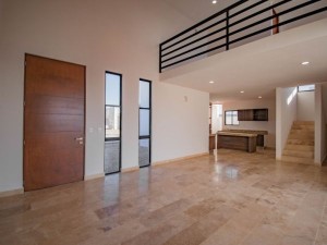 Chacte Residencial Dzitya modelo B entrada a la  sala 