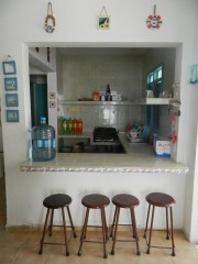 Furnished apartment beach front at Progreso. Kitchen