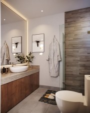 Apartments for sale in Temozón to the north bathroom type 1