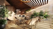 Apartments for sale in Temozón north of Mérida Roof top bar