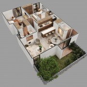 Apartments for sale in Temozón north of Mérida type 1