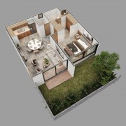 Apartments for sale in Temozón north of Mérida type 2