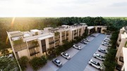 Apartments for sale in Temozón aerial view