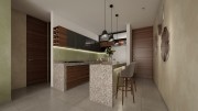Departamentos y Townhouses en Dzitya,cocina