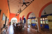 Hacienda Cauca at Temax, Yucatan. Dining room