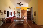 Hacienda Cauca at Temax, Yucatan. Living room