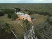 Hacienda Cauca en Temax, Yucatan. Vista aerea