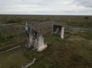 Iglesia gotica. Hacienda Cauca en Temax, Yucatan.