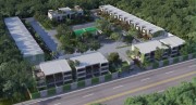Norden 48 villas y departamentos en Temozon Norte. Vista aerea