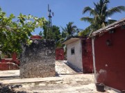 Cattle ranch near Merida. Backyard