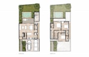  Residences with one and two floors in Temozón Norte Mod E flat