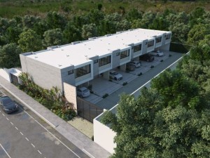  Tavira Townhouses en Temozon Norte vista aerea