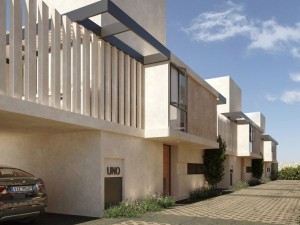 Townhouses Roble fachada interior 