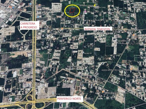  ubicacion google Terreno residencial en venta en Temozón Norte